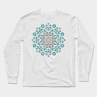 mandala Clamber drawingmandala Skip drawing Long Sleeve T-Shirt